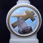 Urns-Funeral-Urn-Jesus-Cross-Catholic-Christian-4RD-Praying Hands-front