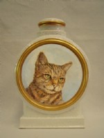 Goldy cat pet urns